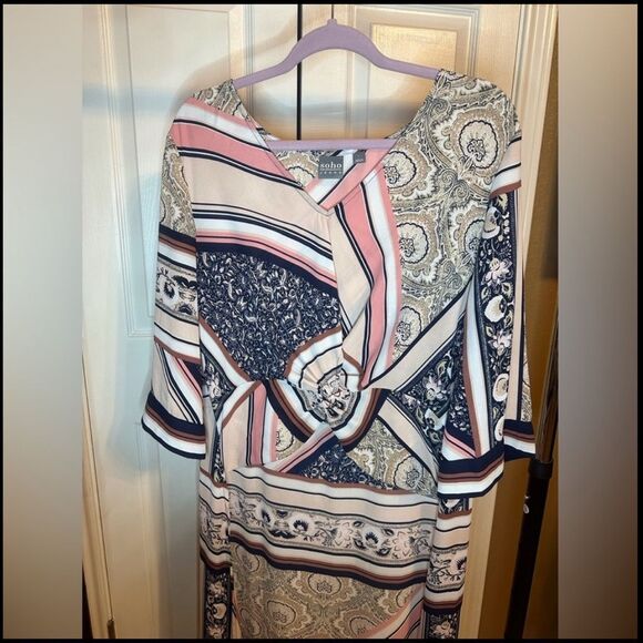 Soho high/ low twisted front blouse - Picture 3 of 6